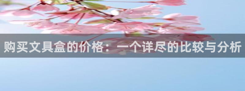 彩名堂官网计划：购买文具盒的价格：一个详