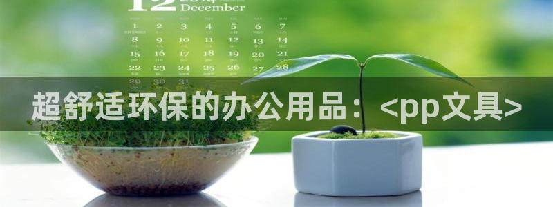 彩名堂计划技巧：超舒适环保的办公用品：<