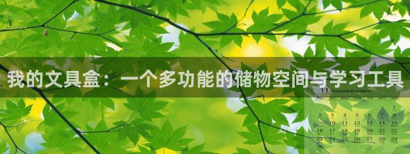 彩名堂怎么选稳定计划：我的文具盒：一个多